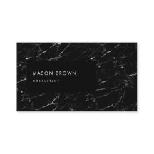 Berater Profi Moderner Schwarzer Marmor