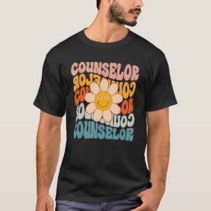 Berater Retro Daisy Bunt Lehrer Zurück zur Schule T-Shirt