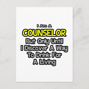Berater .. Trinken zum Leben Postkarte