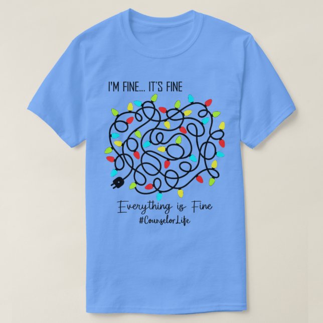 Beraterin Lehrer Funny Alles ist gut Christm T-Shirt (Design vorne)