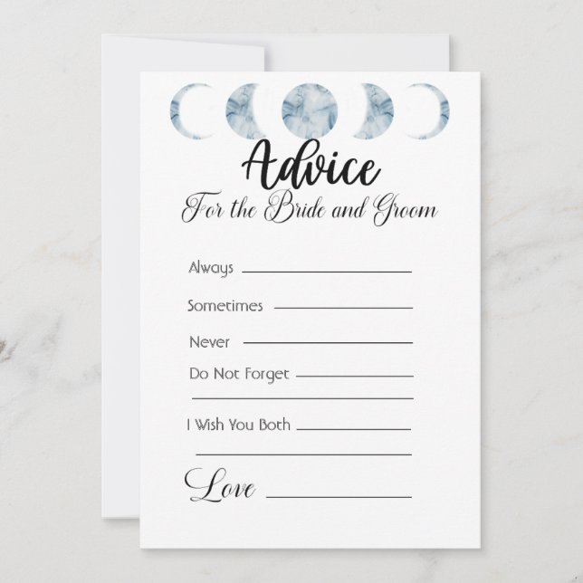 Beratung für die Braut und die Bräuche Lila Einladung (Vorderseite)