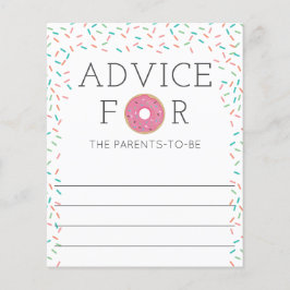 Beratung für die Eltern Donut Baby Shower Game