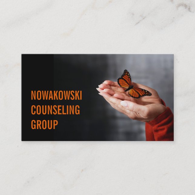 Beratung, Lebensbegleiter, Therapie, Therapeut, Visitenkarte (Vorderseite)