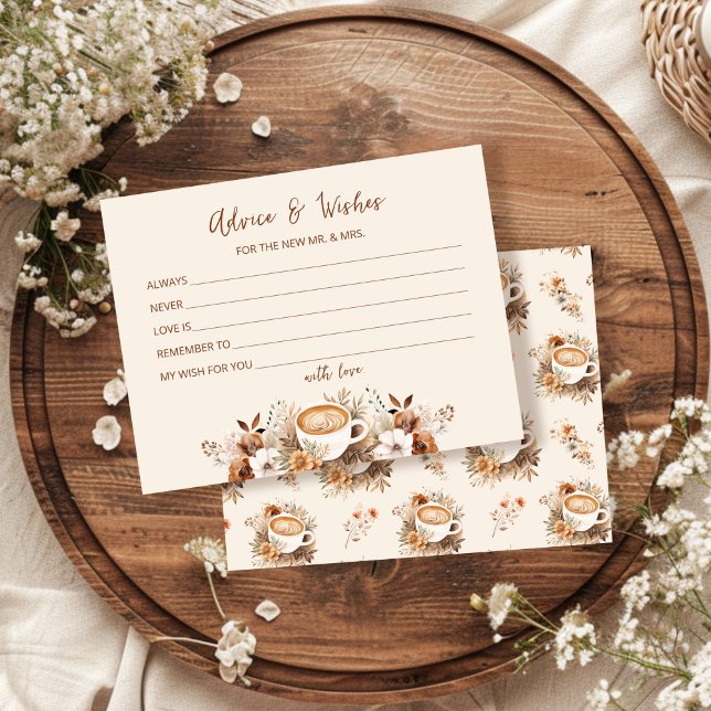 Beratung und Wünsche Coffee Brautparty Card Einladung (Von Creator hochgeladen)