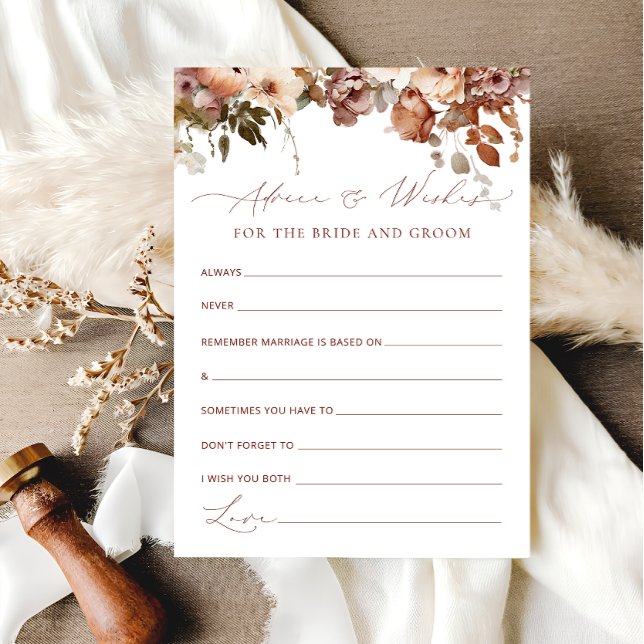 Beratung und Wünsche für das Brautparty von Braut  Hinweiskarte (Von Creator hochgeladen)