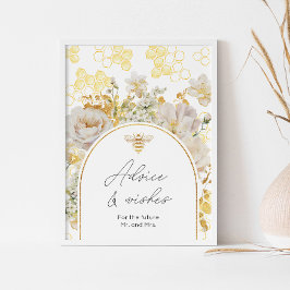 Beratung und Wünsche für frisch lebende Wiesenpfla Poster