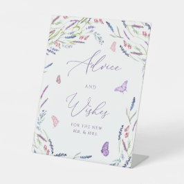 Beratung und Wünsche für Wasserfarben Sockelschild