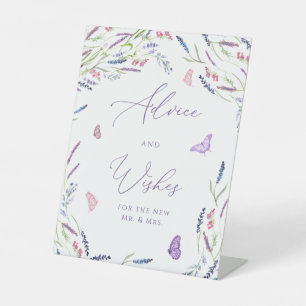 Beratung und Wünsche für Wasserfarben Sockelschild