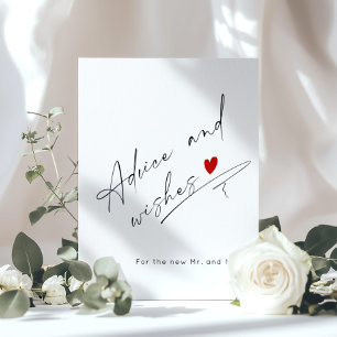 Beratung und Wünsche Modernes Skript-Brautparty Poster