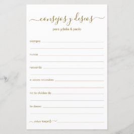 Beratung und Wünsche Spanisch