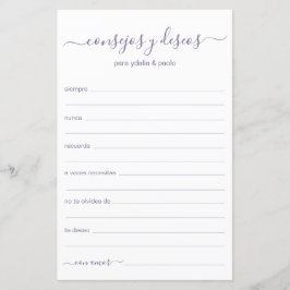 Beratung und Wünsche Spanisch