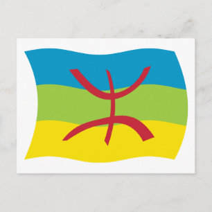 Berber-Flagge Postkarte
