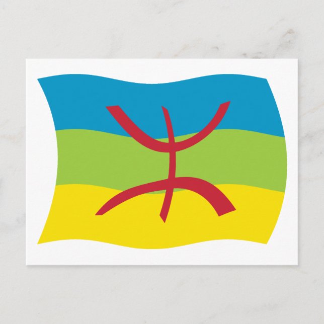 Berber-Flagge Postkarte (Vorderseite)
