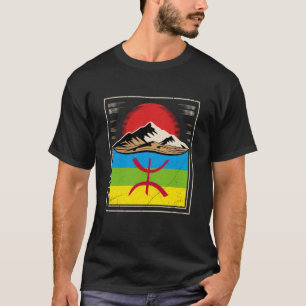 Berber Kabylie Amazigh-Flagge T-Shirt