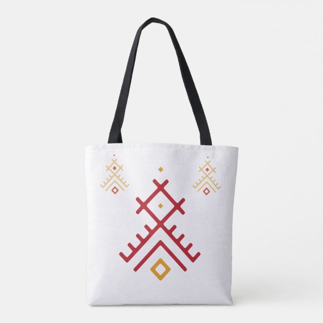Berber tatoo pattern #2 tote bag (Rückseite)
