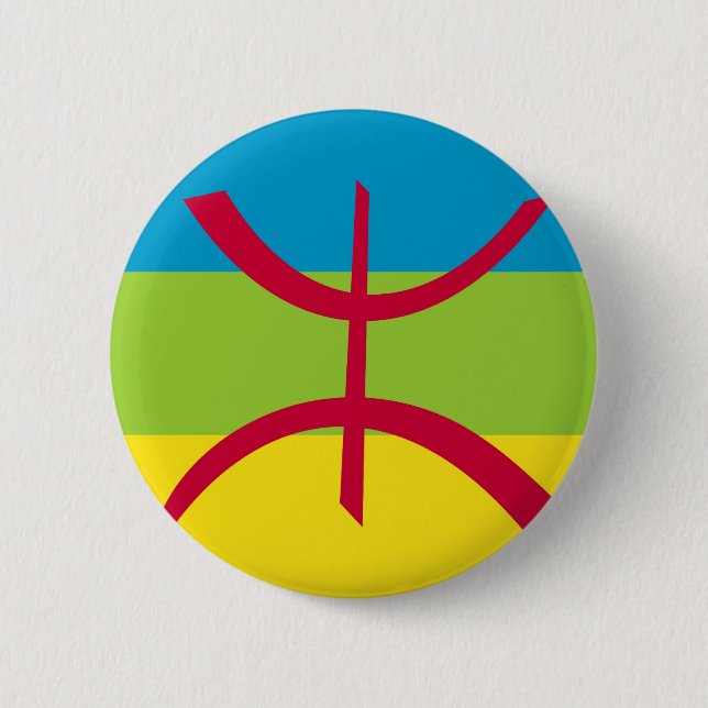 Berberflagge Button (Vorderseite)