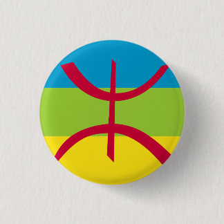 Berberische Flagge Button