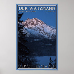 Berchtesgaden - Early Morning Watzmann Poster