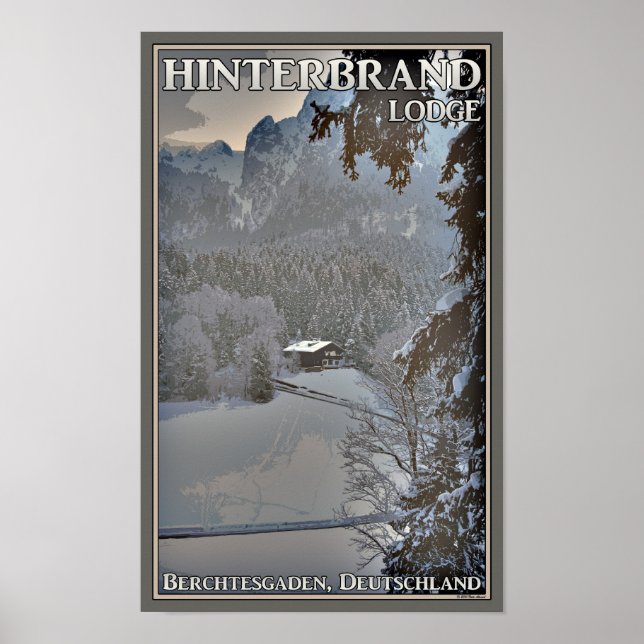 Berchtesgaden - Hinterbrand Lodge Poster (Vorne)
