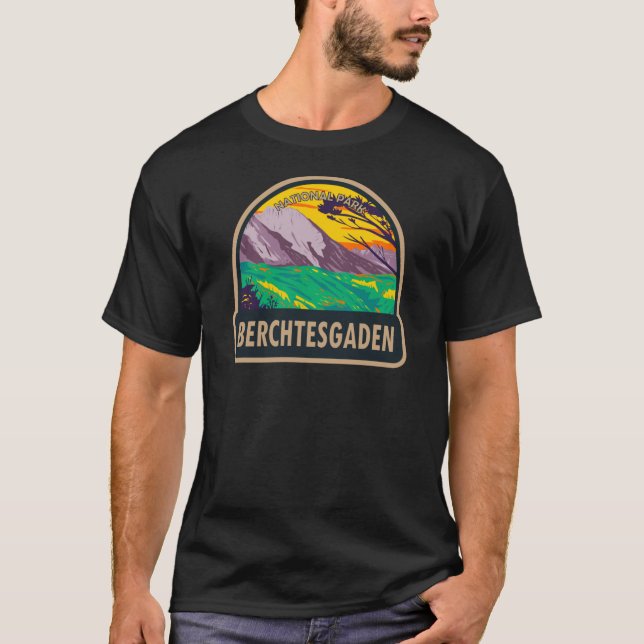 Berchtesgaden Nationalpark Deutschland Vintag T-Shirt (Vorderseite)