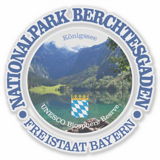 Berchtesgaden NP Aufkleber (Vorderseite)