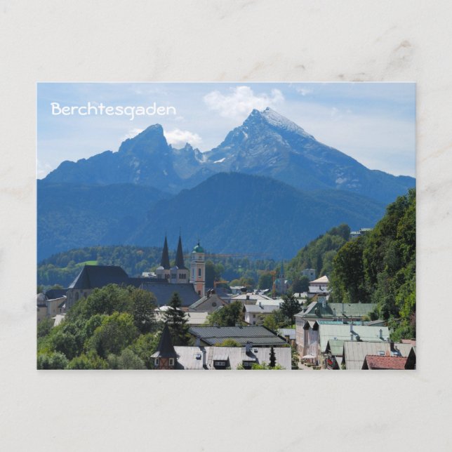 Berchtesgaden Postkarte (Vorderseite)