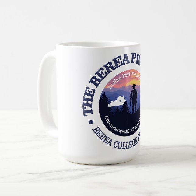 Berea Pinnacles (rd2) Kaffeetasse (Vorderseite Links)