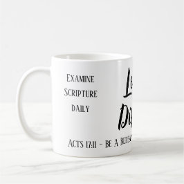 Berean Search Scripture Kaffeetasse