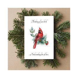 Bereaved Parent Thinking of You Christmas Card Feiertagskarte