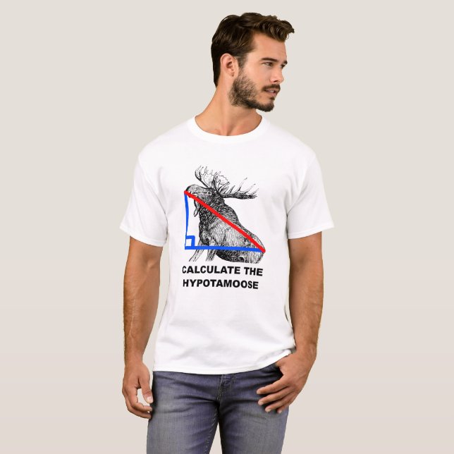 Berechnen Sie das Hypotamoose Funny Tshirt (Vorne ganz)