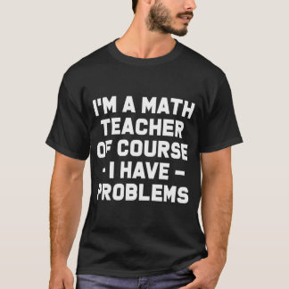 Berechnen Sie Mathematik schwarz und weiß T-Shirt