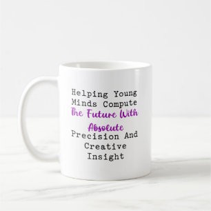 Berechnen Sie zukünftige präzise kreative Einsicht Kaffeetasse