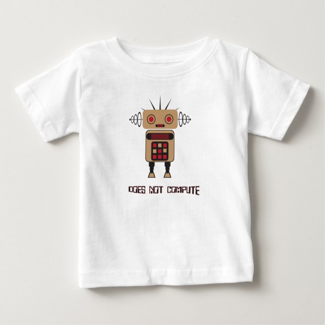 Berechnet keine Robot-Shirt Baby T-shirt (Vorderseite)
