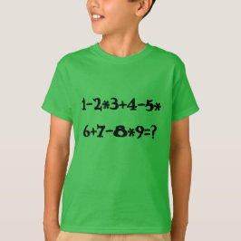 Berechnung der grünen Mathematik T-Shirt