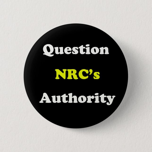 Berechtigung Frage NRCS Button (Vorderseite)