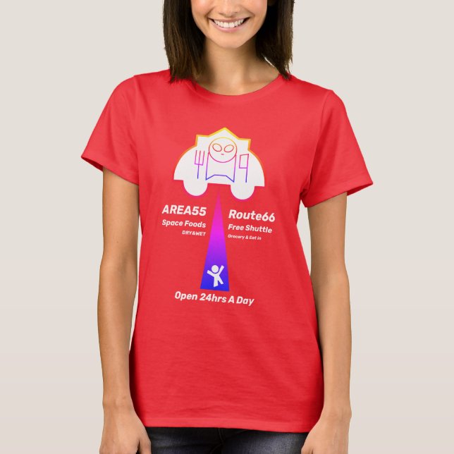 Bereich55 Abendessen T-Shirt (Vorderseite)