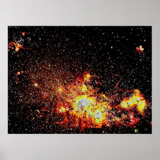 Bereich 1 Emaille Poster