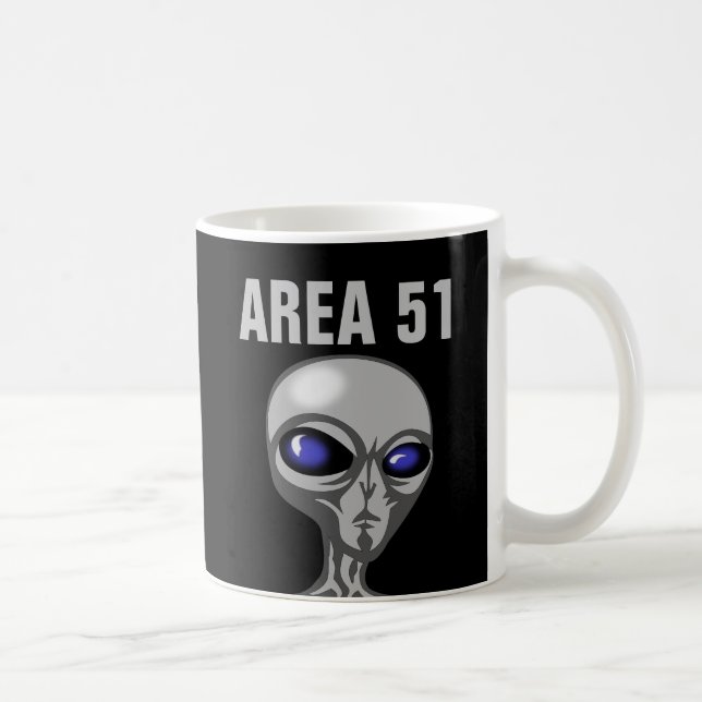 Bereich 51, Alien Kaffee Tasse (Rechts)