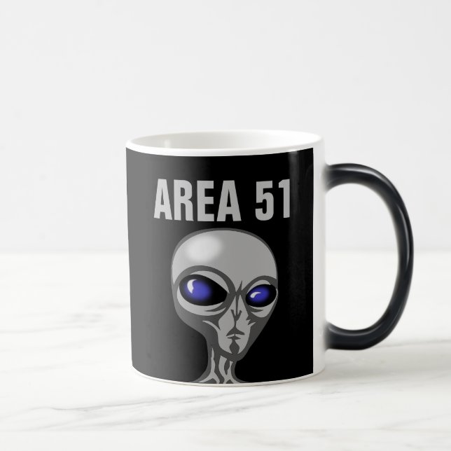 Bereich 51, Alien Kaffee Tasse (Rechts)