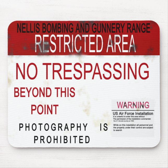 Bereich 51 Mousepad (Vorne)