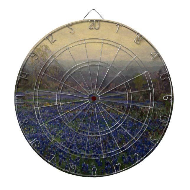 Bereich Bluebonnet-Blume (Landschaft des ländliche Dartscheibe (vorne)