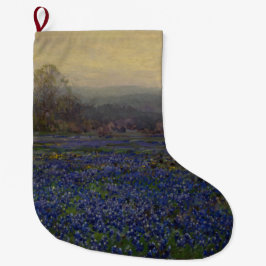 Bereich Bluebonnet-Blume (Landschaft des ländliche Großer Weihnachtsstrumpf