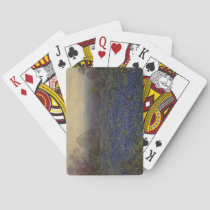 Bereich Bluebonnet-Blume (Landschaft des ländliche Spielkarten