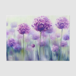 Bereich Blume-Allium, (C) Aquarell Seidenpapier