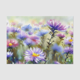 Bereich Blume-Aster (A) Aquarell Seidenpapier