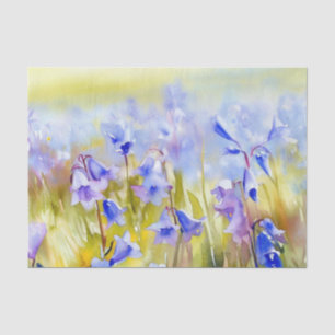 Bereich Blume-Bluebell (B) Wasserfarbe Seidenpapier