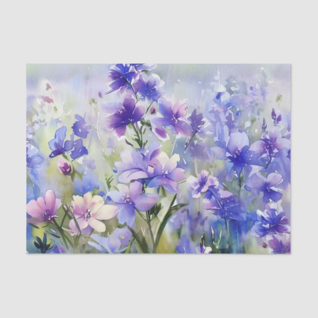 Bereich Blume-Konsolida (B) Aquarell Seidenpapier (Vorderseite)