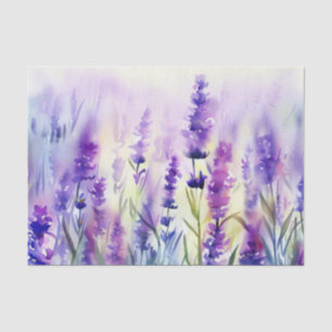 Bereich Blume-Lavendel (A) Aquarellfarben Seidenpapier