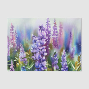 Bereich Blume-Lupine (A) Aquarell Seidenpapier
