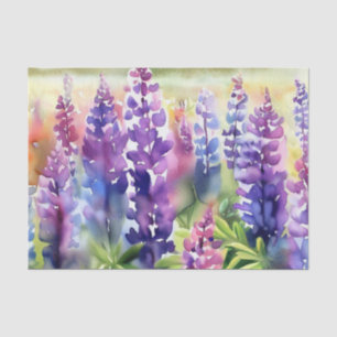 Bereich Blume-Lupine (B) Aquarell Seidenpapier